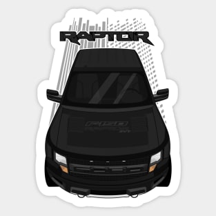 Ford F150 SVT Raptor 2010-2014 - Black and Black Sticker